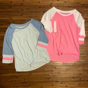 SO girls Long sleeve shirts 10-12